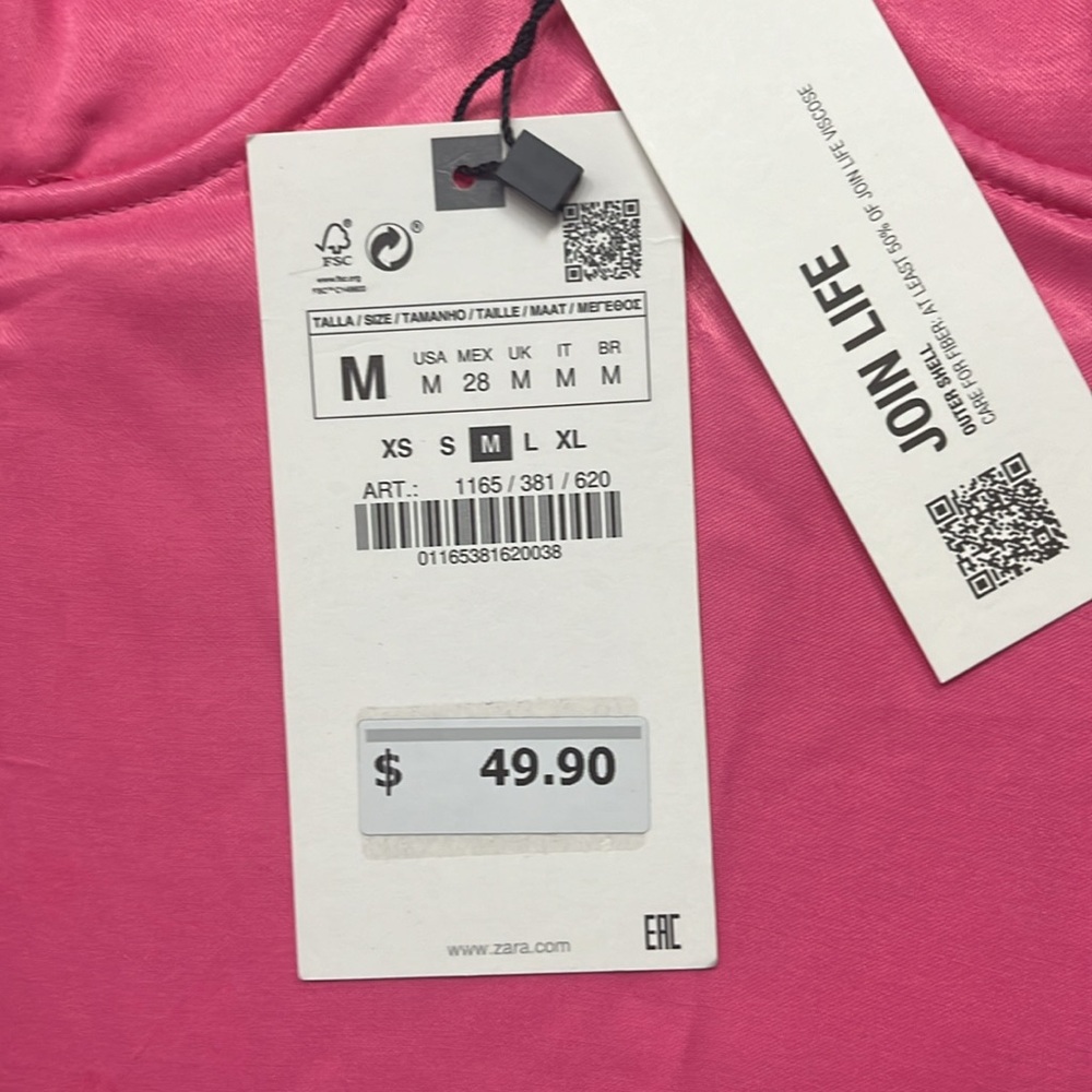 Pink Zara dress. - Picture 4 of 4